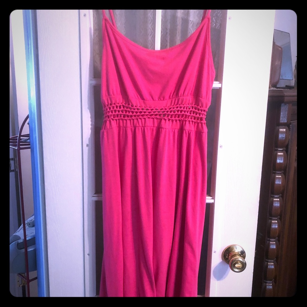 Strappy Hot Pink Sundress